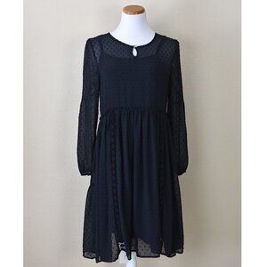 Matilda Jane Nostalgic Charlie Sweet Swiss Dot Dress NEW M